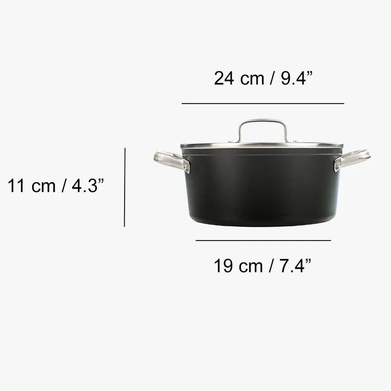 Cacerola Antiadherente Cerámico Serie Samoa 24 cm - Image 3