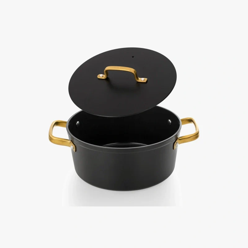 Cacerola Antiadherente Cerámico Serie Samoa Iconic Negro 24 Cm  / 4.3 L - Image 7