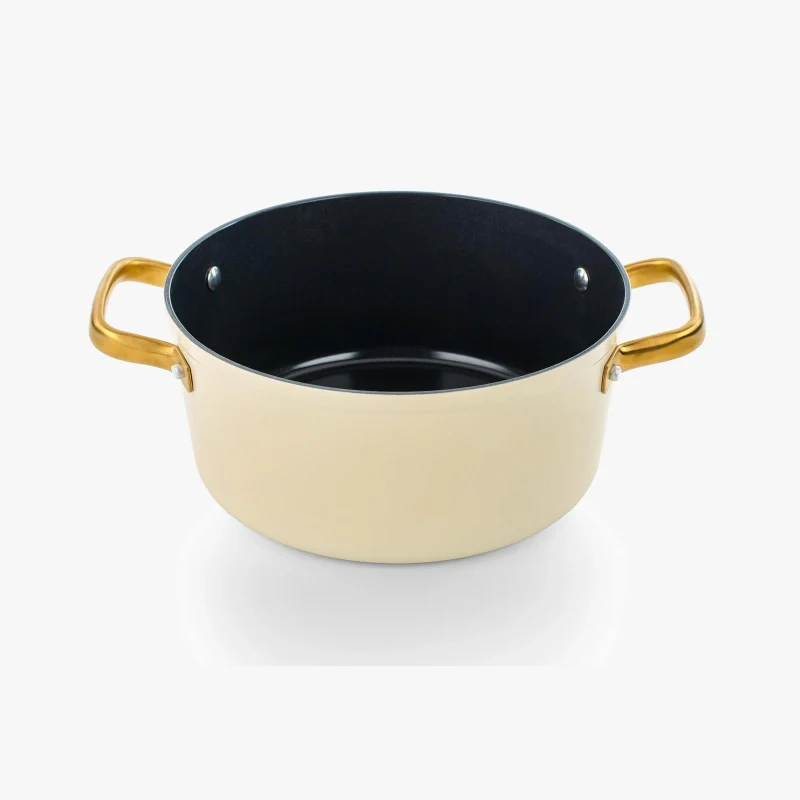 Cacerola Antiadherente Cerámico Serie Samoa Iconic Beige 24 Cm / 4.3 L - Image 4
