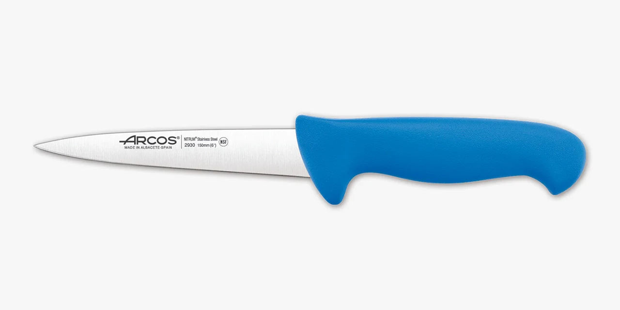 Cuchillo Carnicero color azul Serie 2900 150 mm