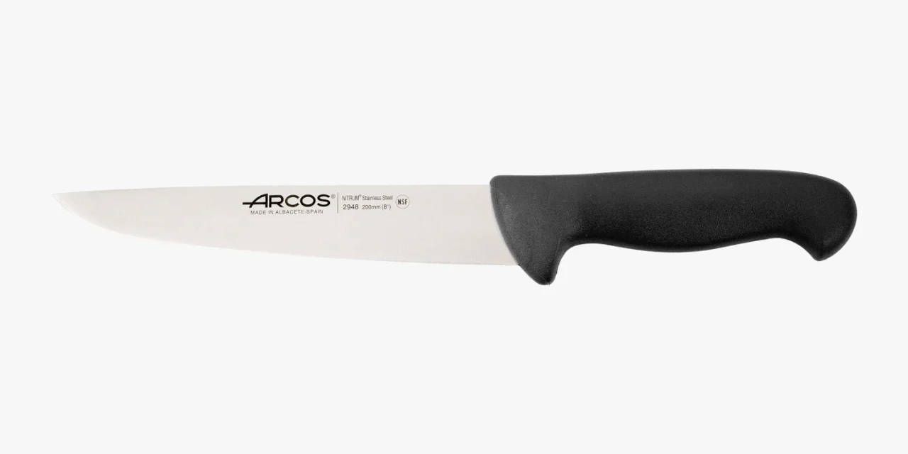 Cuchillo Carnicero color negro Serie 2900 200 mm