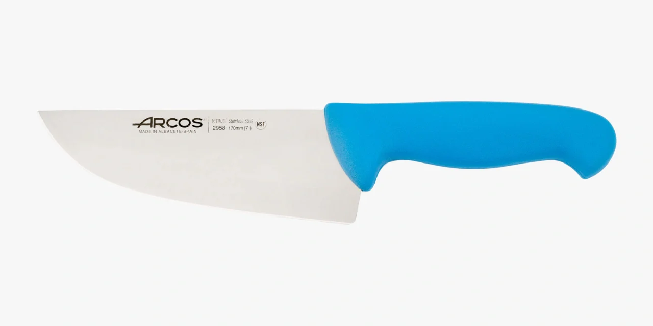 Cuchillo Carnicero color azul Serie 2900 170 mm