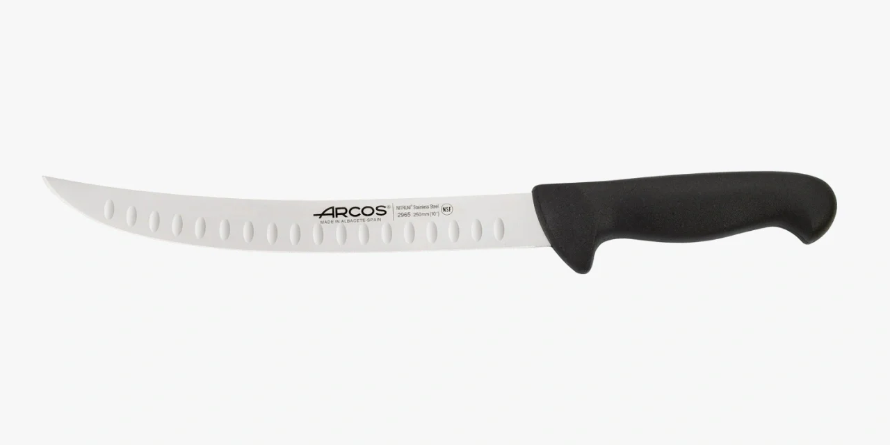 Cuchillo carnicero curvo color negro Serie 2900