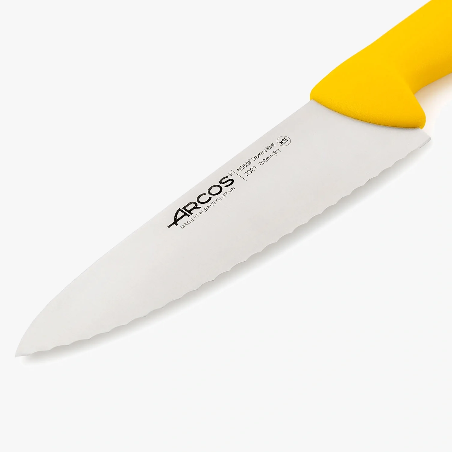 Cuchillo Cocinero de Filo Serrado color amarillo Serie 2900 200 mm - Image 3