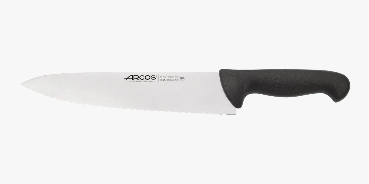 Cuchillo Cocinero color negro Serie 2900 250 mm