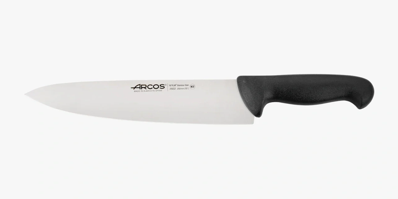 Cuchillo Cocinero color negro Serie 2900 250 mm