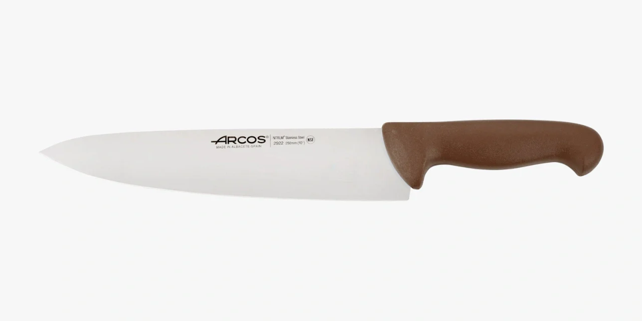 Cuchillo Cocinero color marrón Serie 2900 250 mm