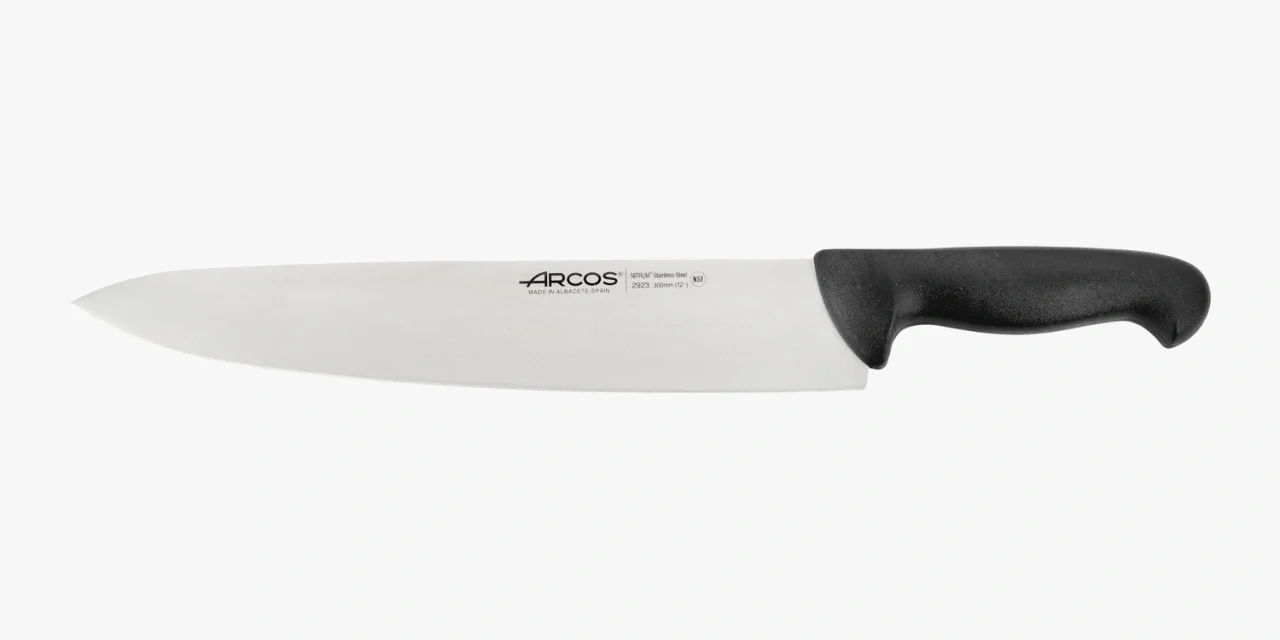 Cuchillo Cocinero color negro Serie 2900 300 mm
