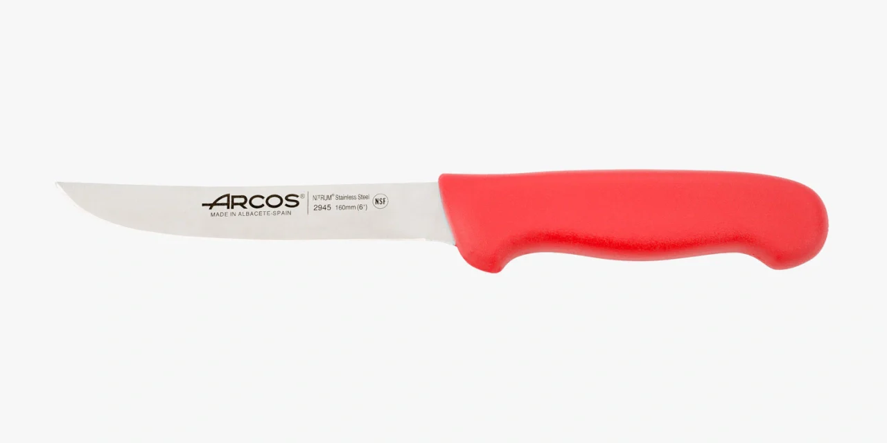 Cuchillo Deshuesador color rojo Serie 2900 160 mm