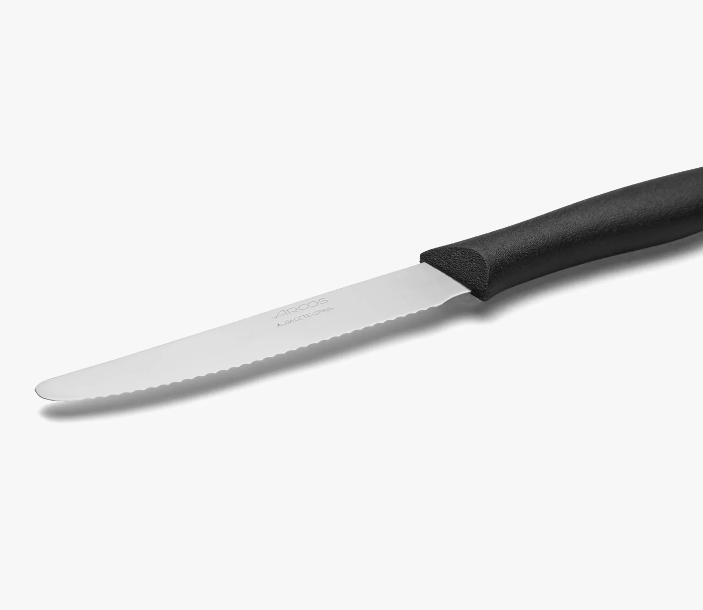 Cuchillo Mesa Color Negro Con Sierra Serie Nova 110 mm - Image 2