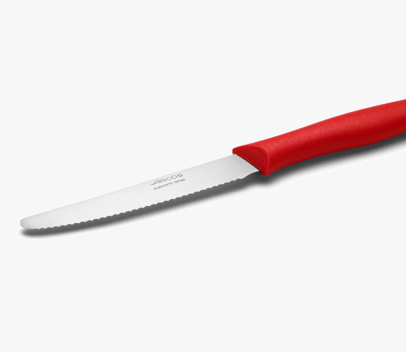 Cuchillo Mesa Color Rojo Con Sierra Serie Nova 110 mm - Image 2