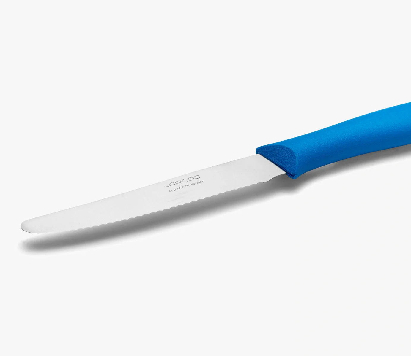 Cuchillo Mesa Color Azul Con Sierra Serie Nova 110 mm - Image 2