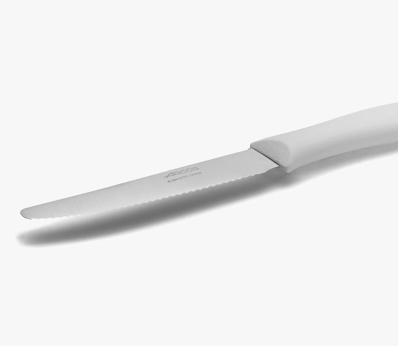 Cuchillo Mesa Color Blanco Filo Con Sierra Serie Nova 110 mm - Image 2