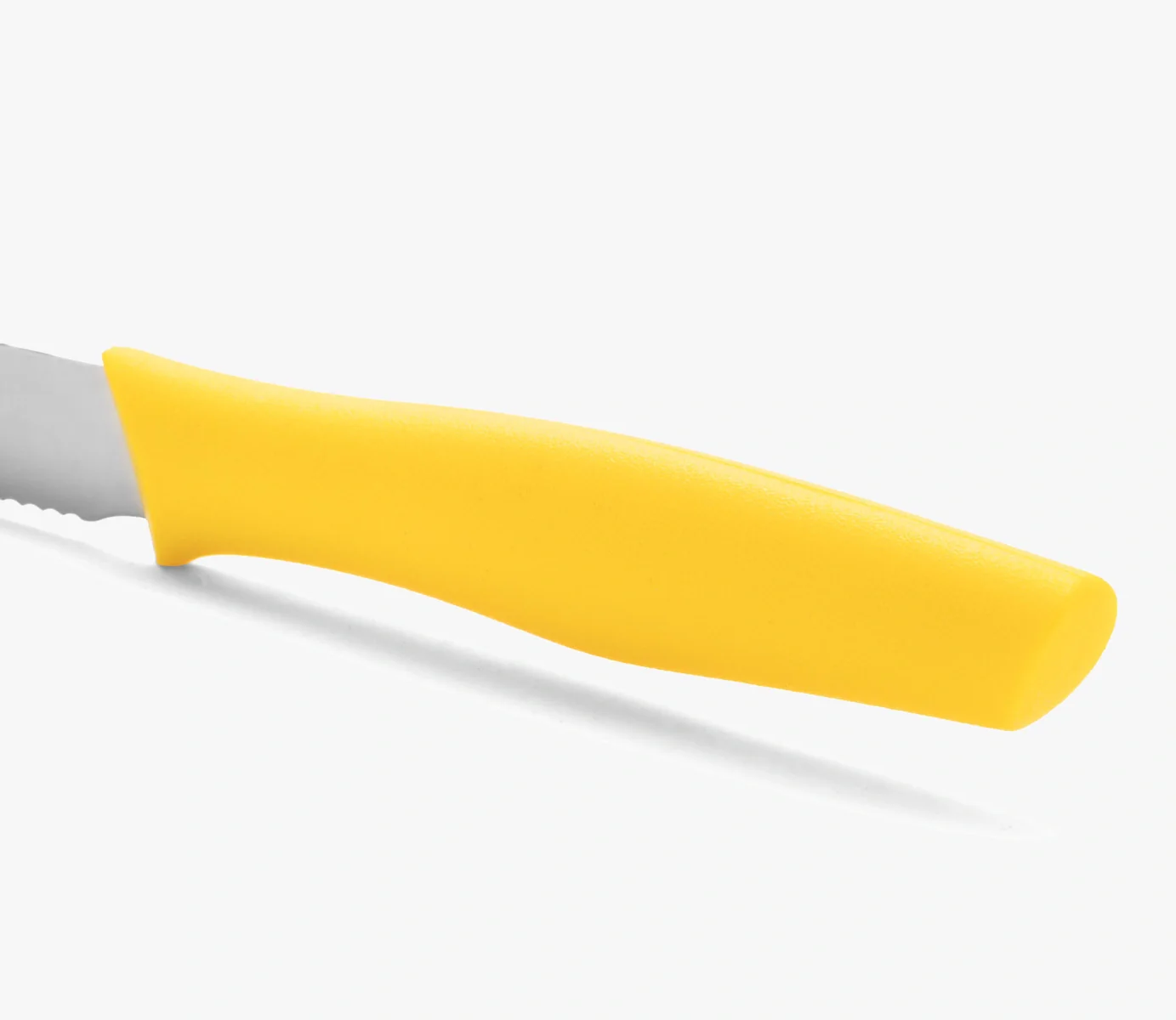 Cuchillo Mesa Color Amarillo Con Sierra Serie Nova 110 mm - Image 3