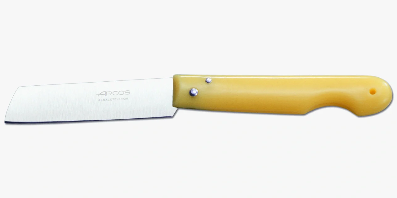 Navaja color amarillo 85 mm
