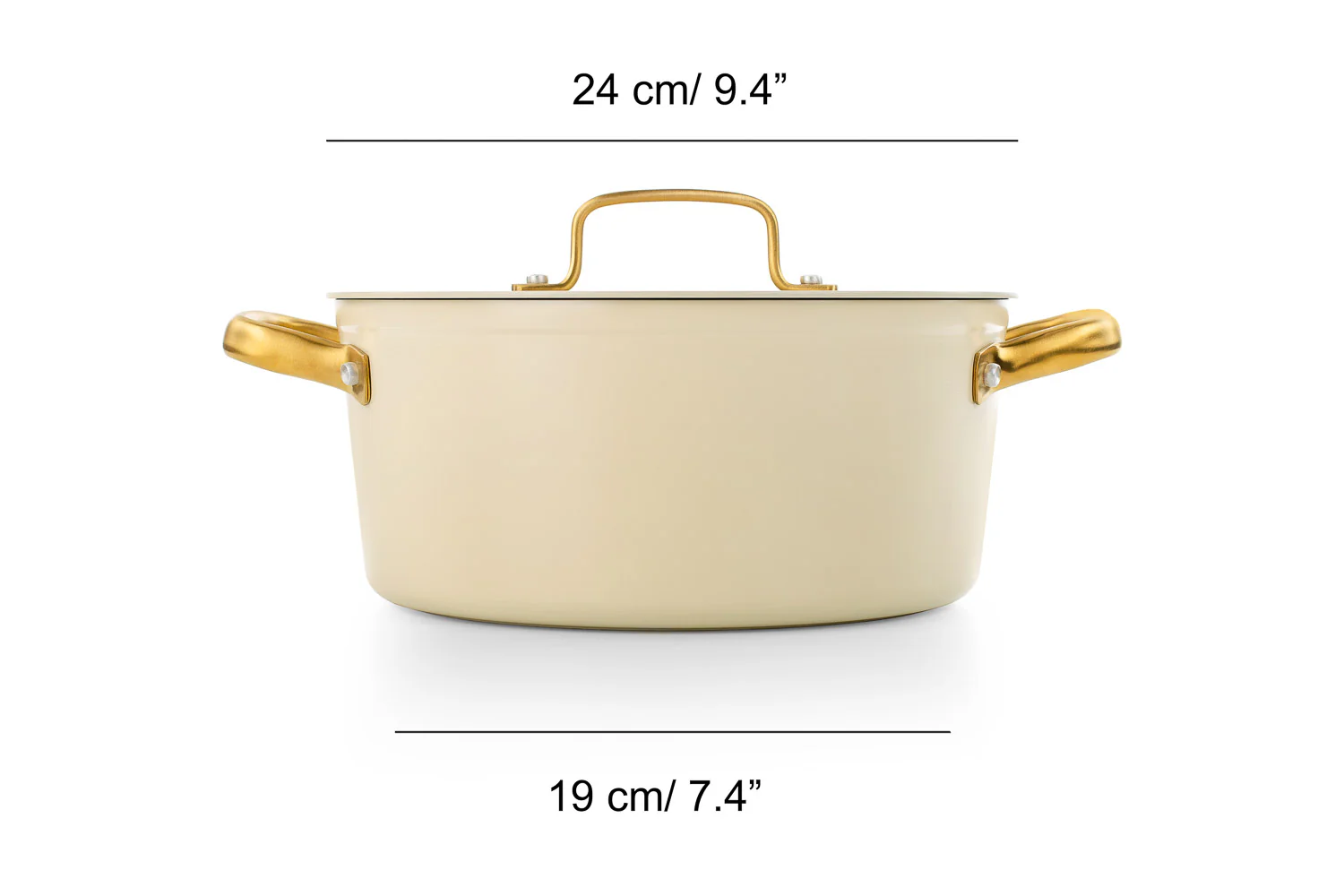 Set 3 piezas Serie Samoa Iconic Beige (Cazo, Sartén y Cacerola) - Image 5