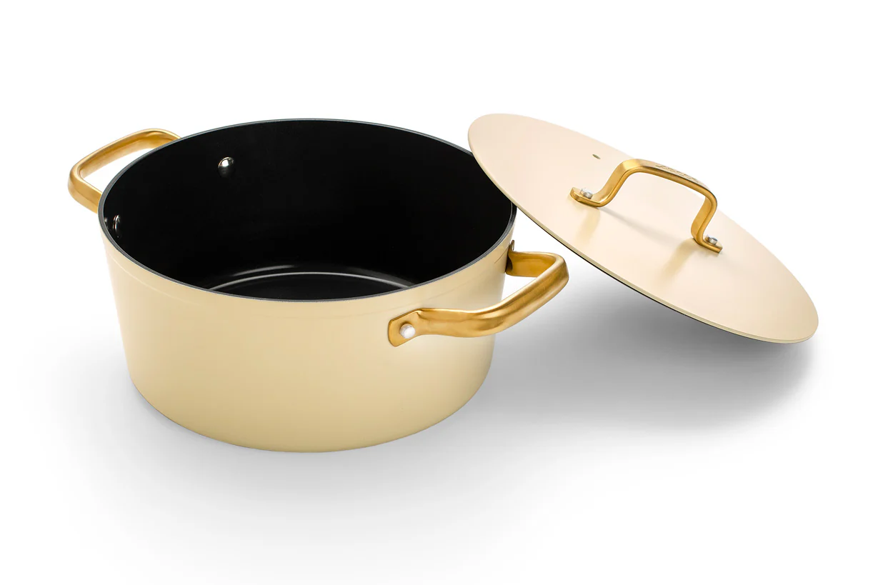 Set sartén y Cacerola Samoa Iconic Beige + Utensilios - Image 4