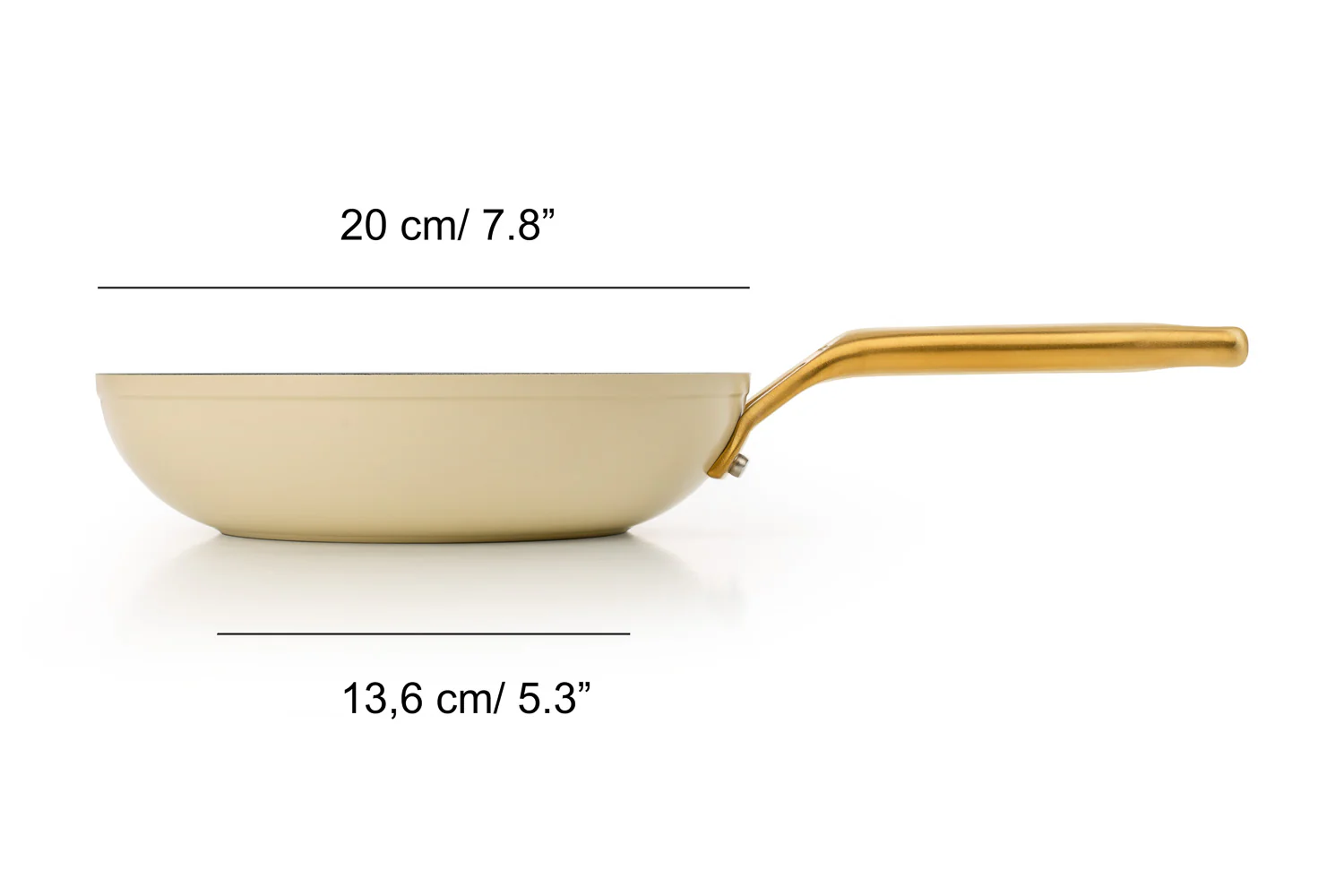 Set de sartenes Samoa Iconic beige 20, 24 y 28 cm - Image 3