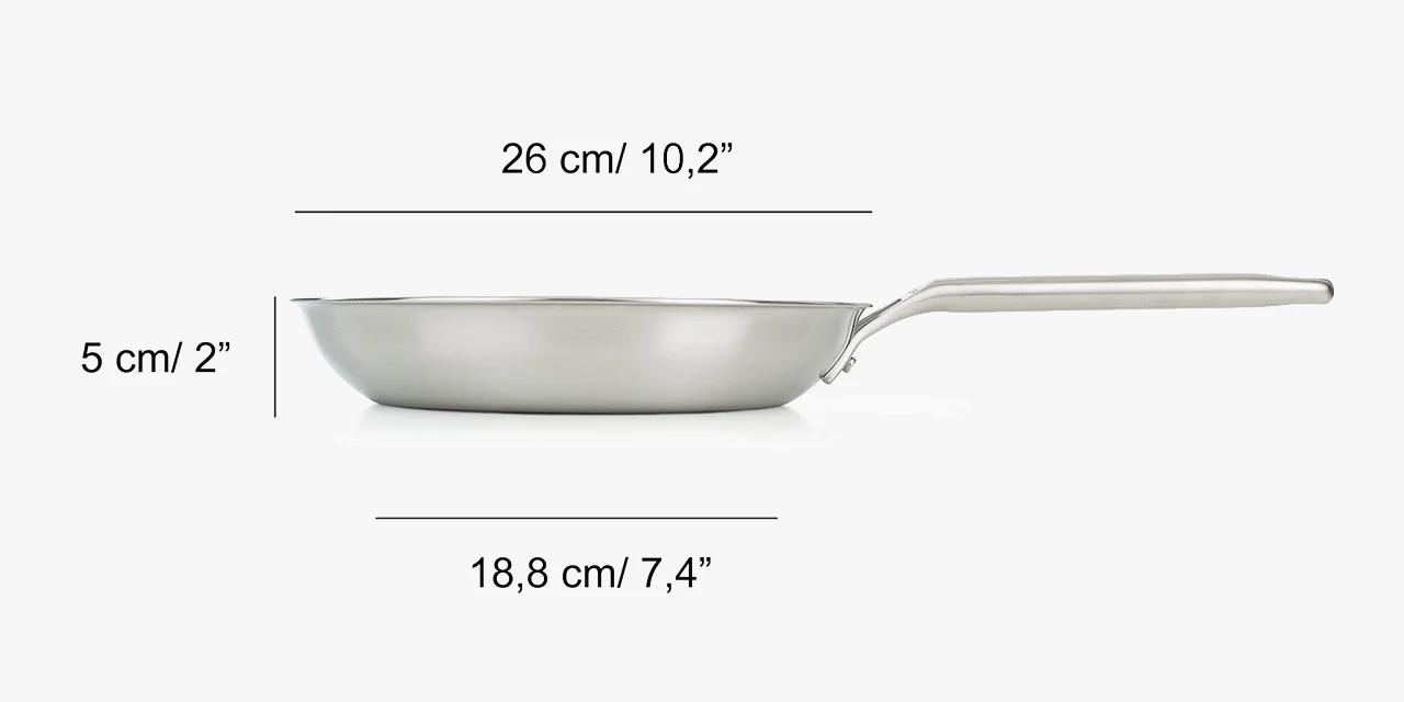 Set sartenes Samoa Inox 20, 26 y 30 cm - Image 7