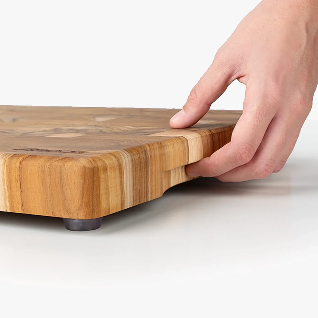 TABLA DE CORTE MADERA TECA 280x370x32 mm - Image 3